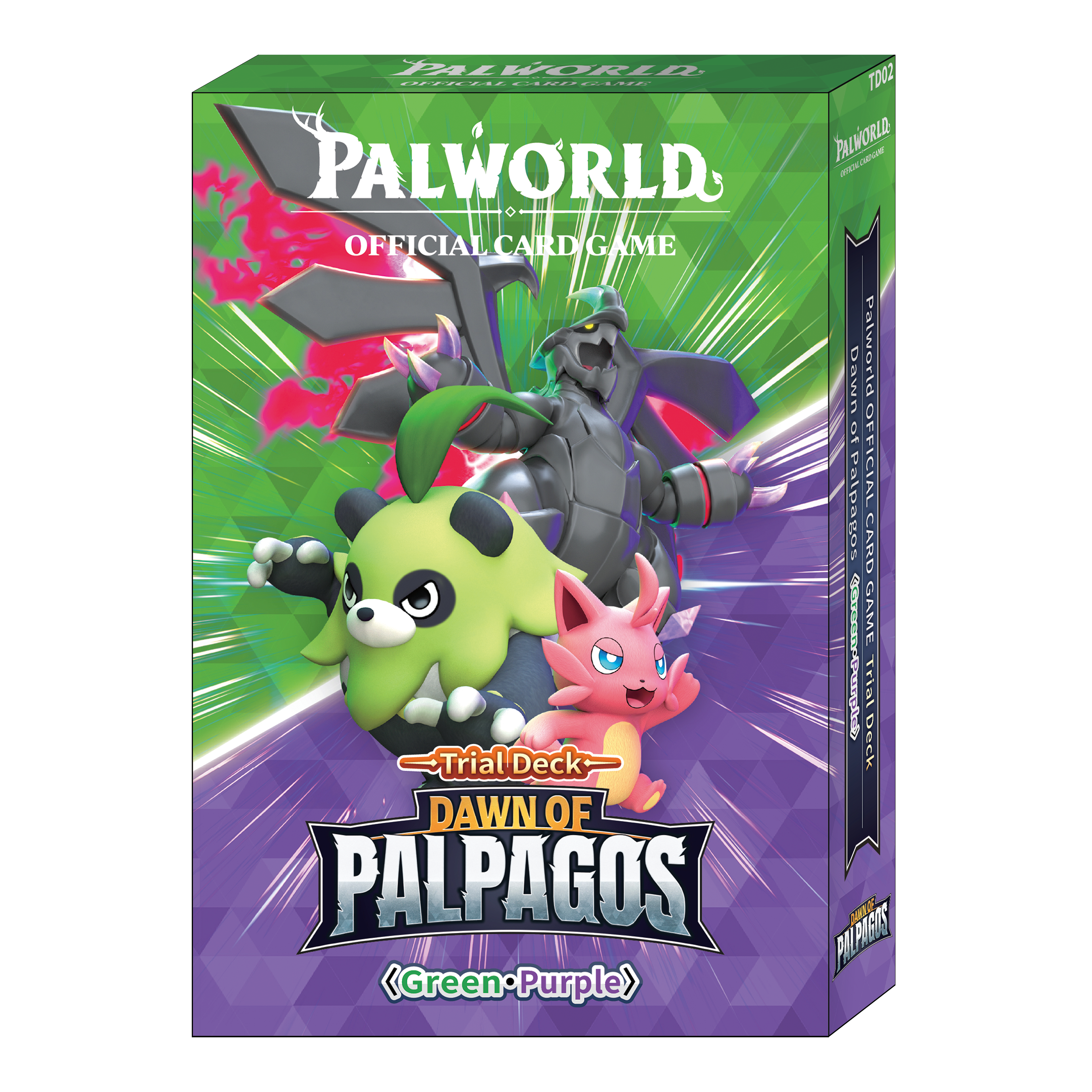 Palworld Official Card Game - Trial Deck "Dawn of Palpagos Green・Purple"