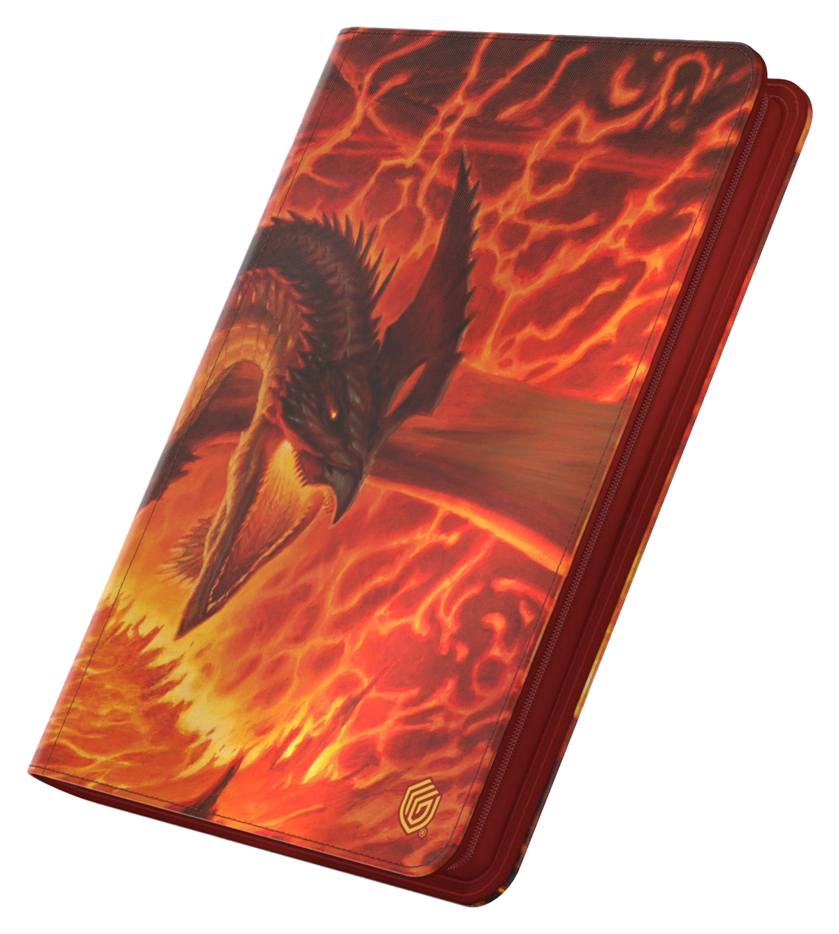 Ultimate Guard Zipfolio 360 Xenoskin Magic: The Gathering "Tarkir: Dragonstorm" - Magmatic Hellkite