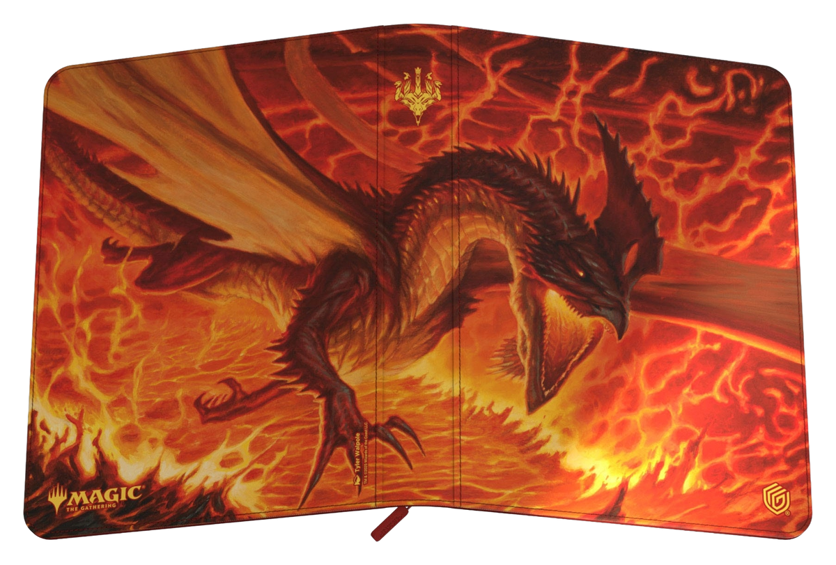 Ultimate Guard Zipfolio 360 Xenoskin Magic: The Gathering "Tarkir: Dragonstorm" - Magmatic Hellkite