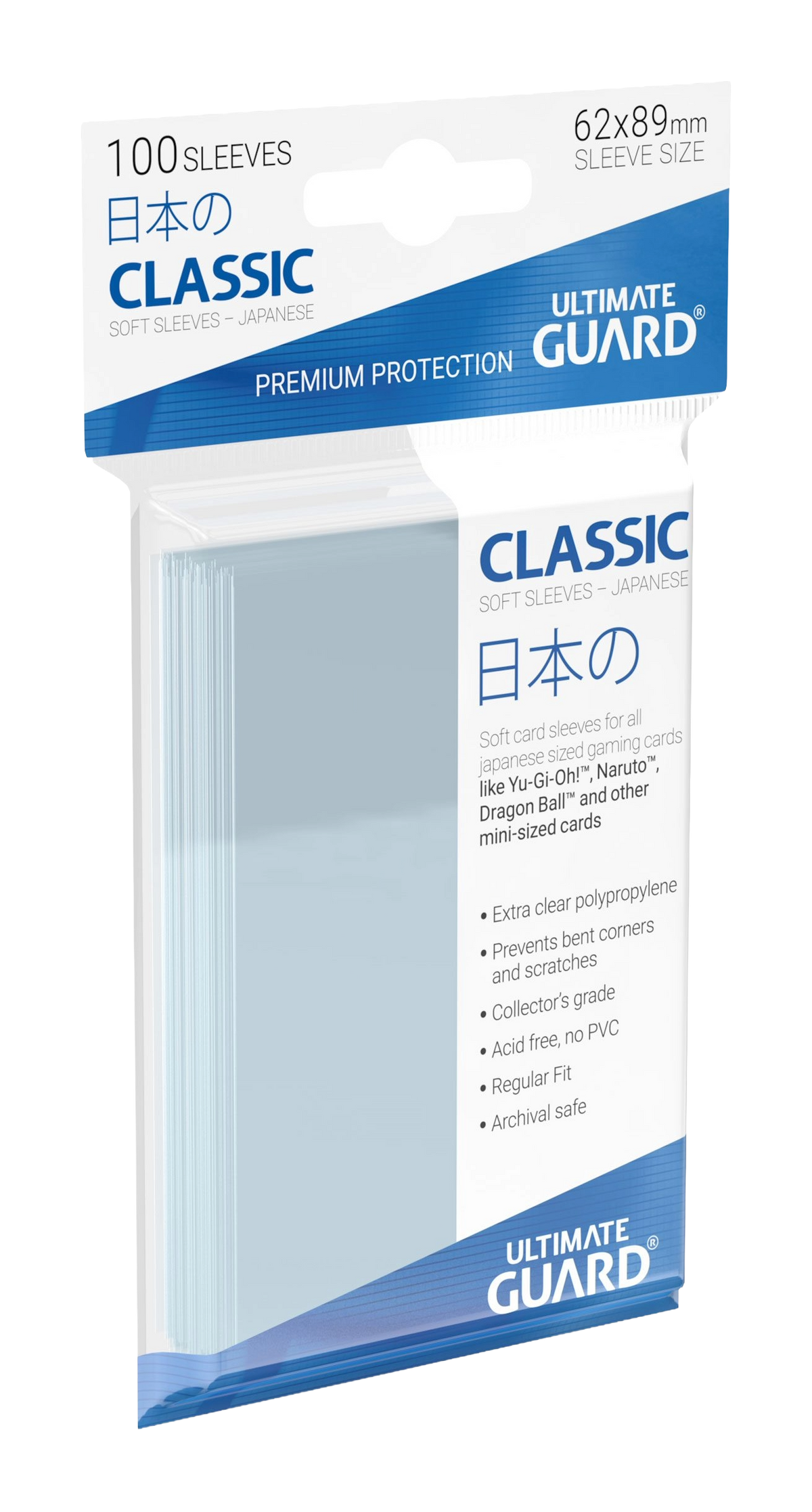 Ultimate Guard Classic Sleeves Japanese Size (100)