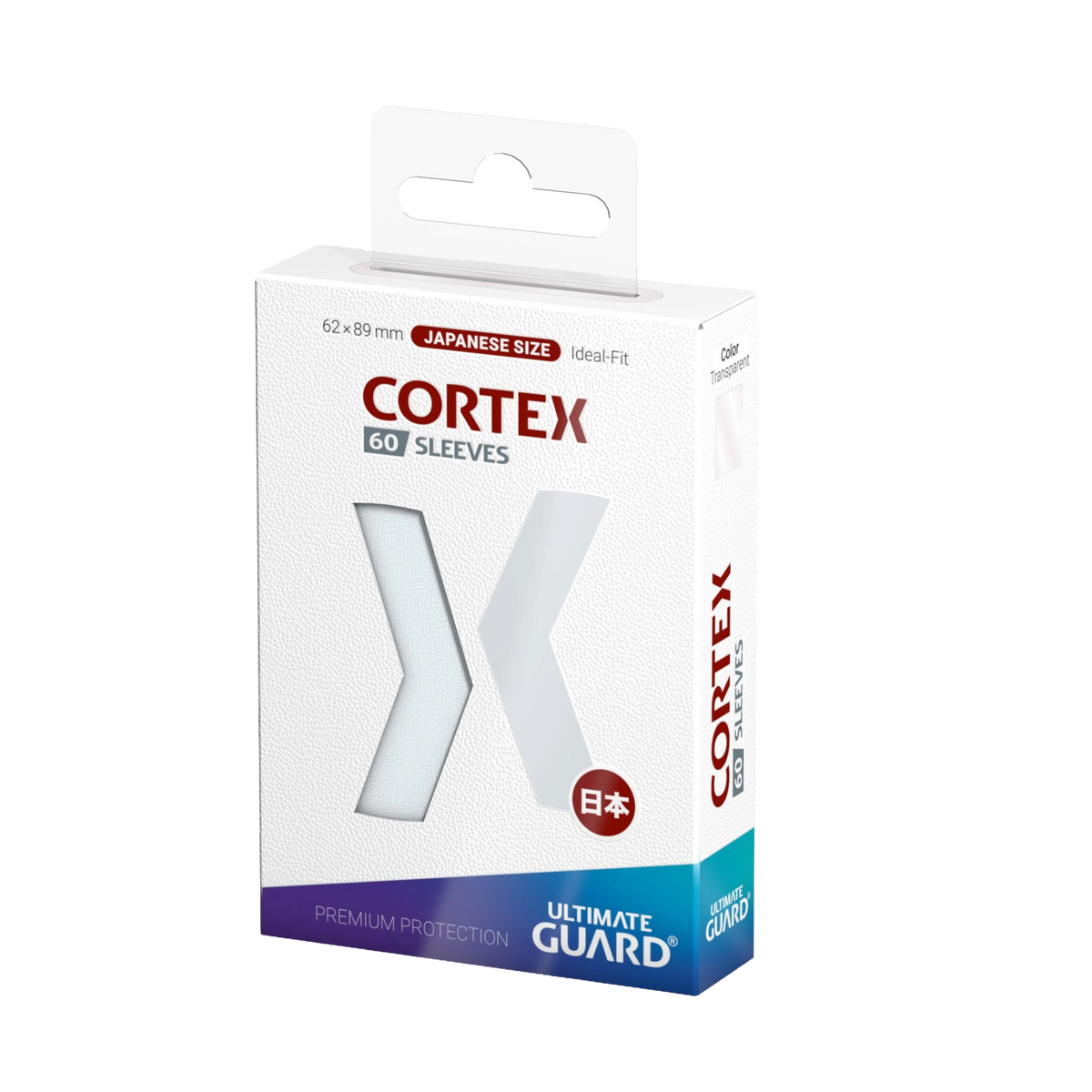 Ultimate Guard Cortex Sleeves Japanese Size (60) - Transparent