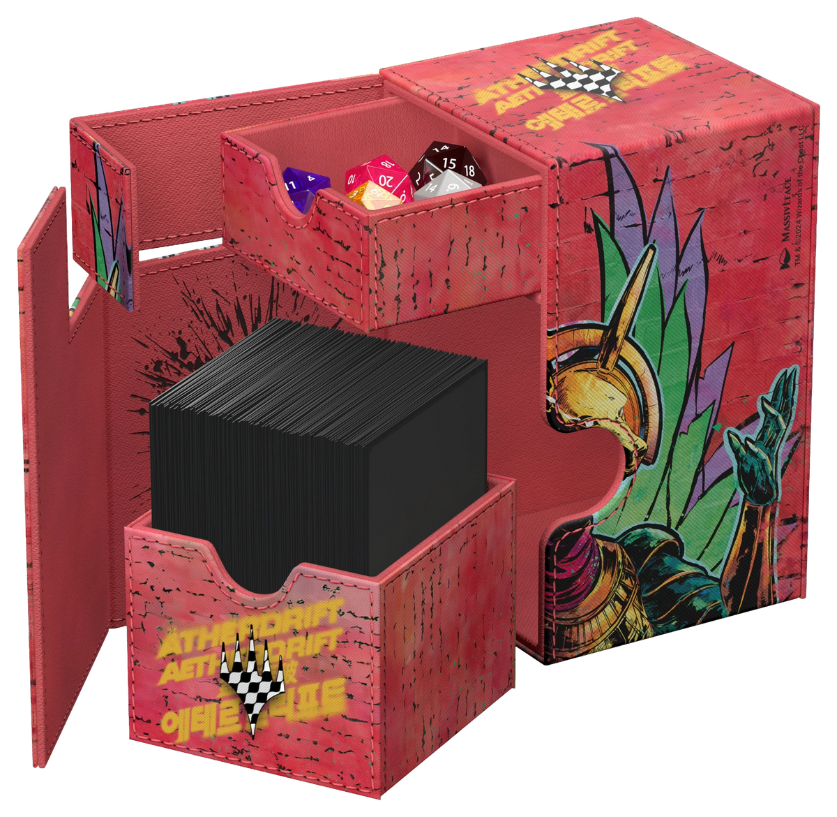 Ultimate Guard Flip'n'Tray 100+ Xenoskin Magic: The Gathering "Aetherdrift" - Hazoret, Godseeker