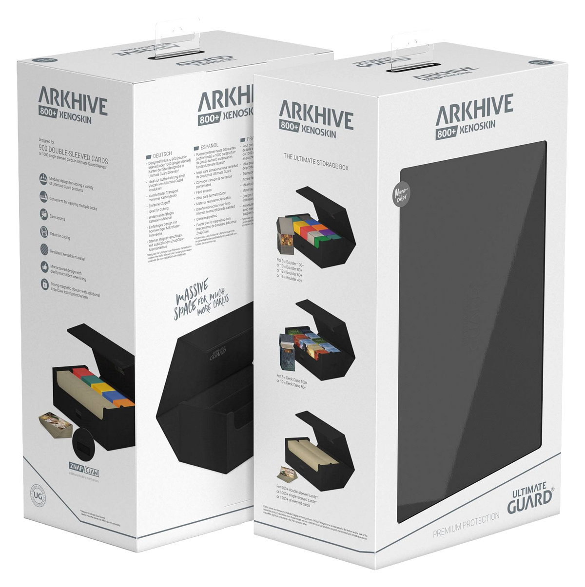 Ultimate Guard Arkhive 800+ Xenoskin - Black
